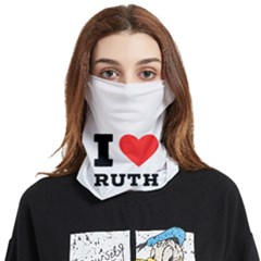 I Love Ruth Face Covering Bandana (two Sides) by ilovewhateva