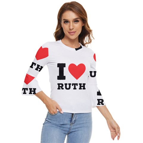 I Love Ruth Bell Sleeve Top by ilovewhateva