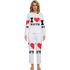 I Love Ruth Womens  Long Sleeve Lightweight Pajamas Set by ilovewhateva