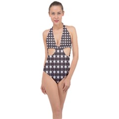 Pattern 155 Halter Front Plunge Swimsuit by GardenOfOphir