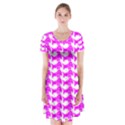 Pattern 159 Short Sleeve V-neck Flare Dress View1