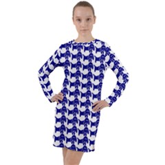 Pattern 158 Long Sleeve Hoodie Dress