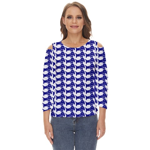 Pattern 158 Cut Out Wide Sleeve Top by GardenOfOphir