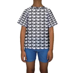 Pattern 160 Kids  Short Sleeve Swimwear by GardenOfOphir