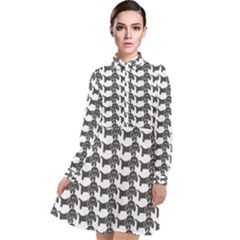 Pattern 160 Long Sleeve Chiffon Shirt Dress by GardenOfOphir