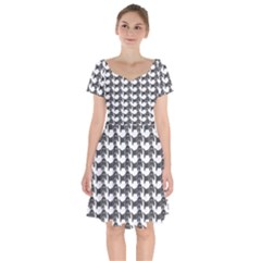 Pattern 160 Short Sleeve Bardot Dress by GardenOfOphir