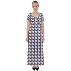 Pattern 161 High Waist Short Sleeve Maxi Dress by GardenOfOphir