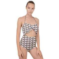 Pattern 161 Scallop Top Cut Out Swimsuit by GardenOfOphir