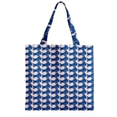 Pattern 162 Zipper Grocery Tote Bag by GardenOfOphir