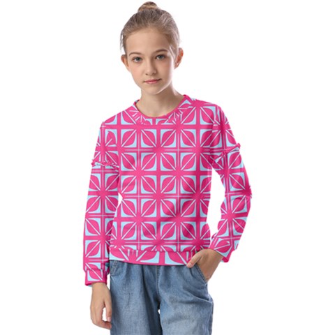 Pattern 164 Kids  Long Sleeve Tee With Frill  by GardenOfOphir