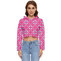 Pattern 164 Women s Lightweight Cropped Hoodie by GardenOfOphir