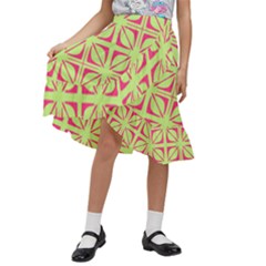 Pattern 165 Kids  Ruffle Flared Wrap Midi Skirt