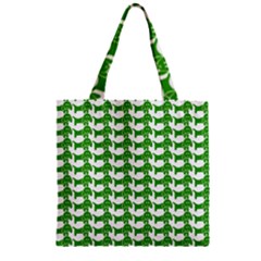 Pattern 163 Zipper Grocery Tote Bag by GardenOfOphir