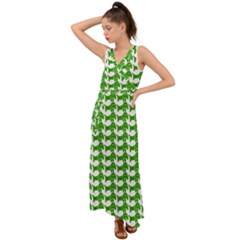 Pattern 163 V-neck Chiffon Maxi Dress by GardenOfOphir