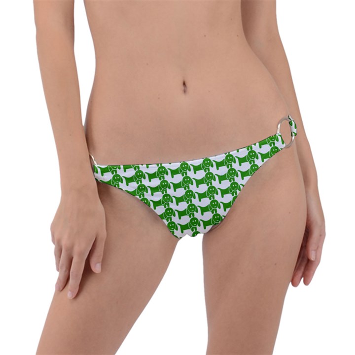 Pattern 163 Ring Detail Bikini Bottoms