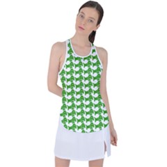 Pattern 163 Racer Back Mesh Tank Top by GardenOfOphir