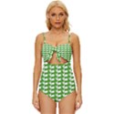 Pattern 163 Knot Front One-Piece Swimsuit View1