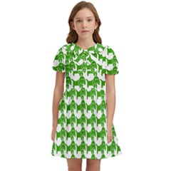 Pattern 163 Kids  Bow Tie Puff Sleeve Dress by GardenOfOphir