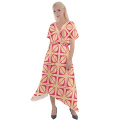 Pattern 166 Cross Front Sharkbite Hem Maxi Dress by GardenOfOphir