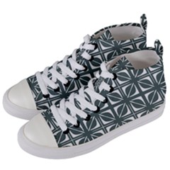 Pattern 167 Women s Mid-top Canvas Sneakers by GardenOfOphir