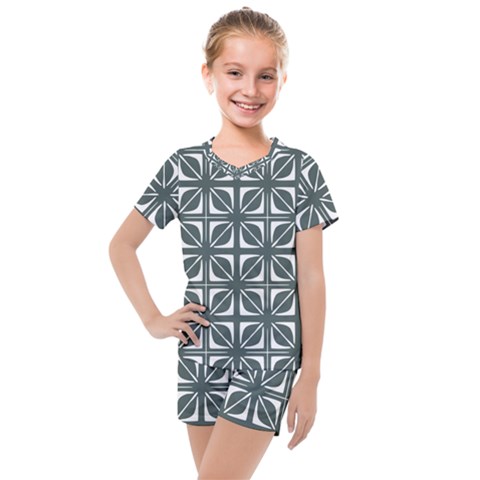 Pattern 167 Kids  Mesh Tee And Shorts Set by GardenOfOphir