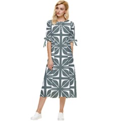 Pattern 167 Bow Sleeve Chiffon Midi Dress by GardenOfOphir