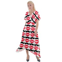 Pattern 169 Cross Front Sharkbite Hem Maxi Dress by GardenOfOphir