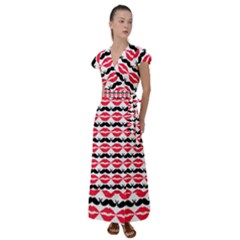 Pattern 169 Flutter Sleeve Maxi Dress by GardenOfOphir