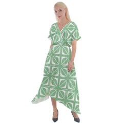 Pattern 168 Cross Front Sharkbite Hem Maxi Dress by GardenOfOphir