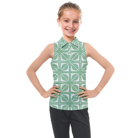 Pattern 168 Kids  Sleeveless Polo Tee by GardenOfOphir