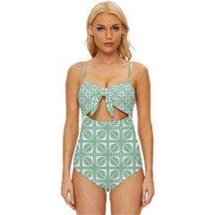 Pattern 168 Knot Front One-piece Swimsuit by GardenOfOphir