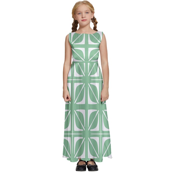 Pattern 168 Kids  Satin Sleeveless Maxi Dress