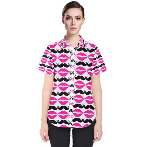 Pattern 170 Women s Short Sleeve Shirt by GardenOfOphir