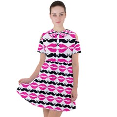 Pattern 170 Short Sleeve Shoulder Cut Out Dress  by GardenOfOphir