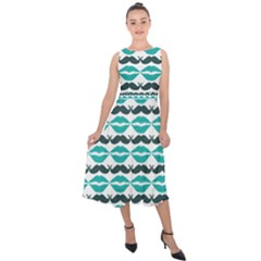 Pattern 171 Midi Tie-back Chiffon Dress by GardenOfOphir