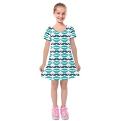 Pattern 171 Kids  Short Sleeve Velvet Dress by GardenOfOphir