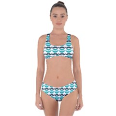 Pattern 171 Criss Cross Bikini Set by GardenOfOphir