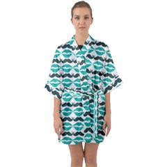 Pattern 171 Half Sleeve Satin Kimono  by GardenOfOphir