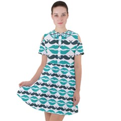 Pattern 171 Short Sleeve Shoulder Cut Out Dress  by GardenOfOphir