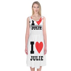 I Love Julie Midi Sleeveless Dress by ilovewhateva