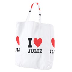 I Love Julie Giant Grocery Tote by ilovewhateva