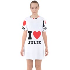 I Love Julie Sixties Short Sleeve Mini Dress by ilovewhateva