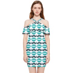 Pattern 171 Shoulder Frill Bodycon Summer Dress by GardenOfOphir