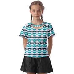 Pattern 171 Kids  Front Cut Tee by GardenOfOphir