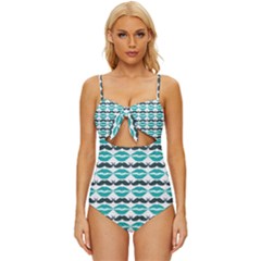 Pattern 171 Knot Front One-piece Swimsuit by GardenOfOphir