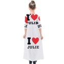 I love julie Kids  Quarter Sleeve Maxi Dress View2