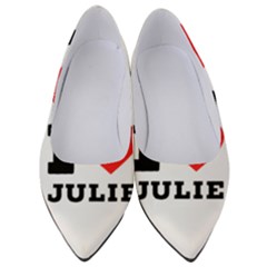 I Love Julie Women s Low Heels by ilovewhateva