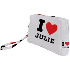 I Love Julie Wristlet Pouch Bag (small) by ilovewhateva