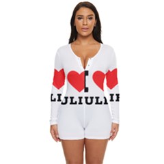 I Love Julie Long Sleeve Boyleg Swimsuit by ilovewhateva