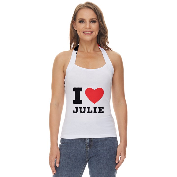 I love julie Basic Halter Top